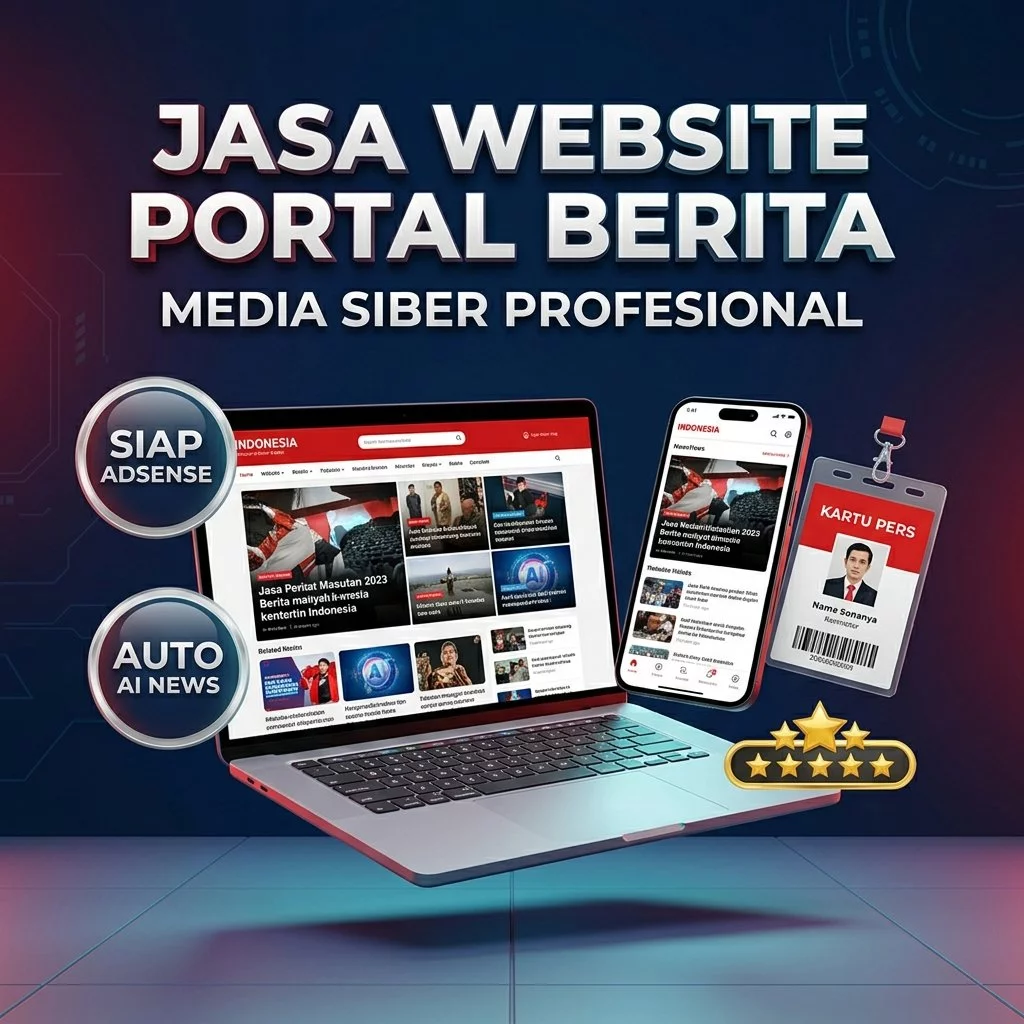 Berita Media Siber Fitur AI Berita & ID Card Pers QR Code