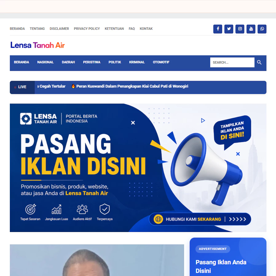 Website Lensa Tanah Air