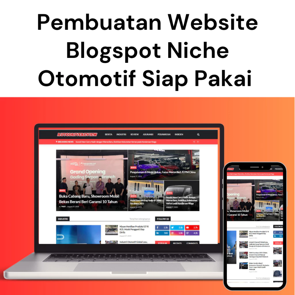 Website Portal Berita Modern