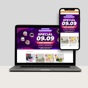 Paket Toko Online Profesional (E-Commerce UMKM & Retail)